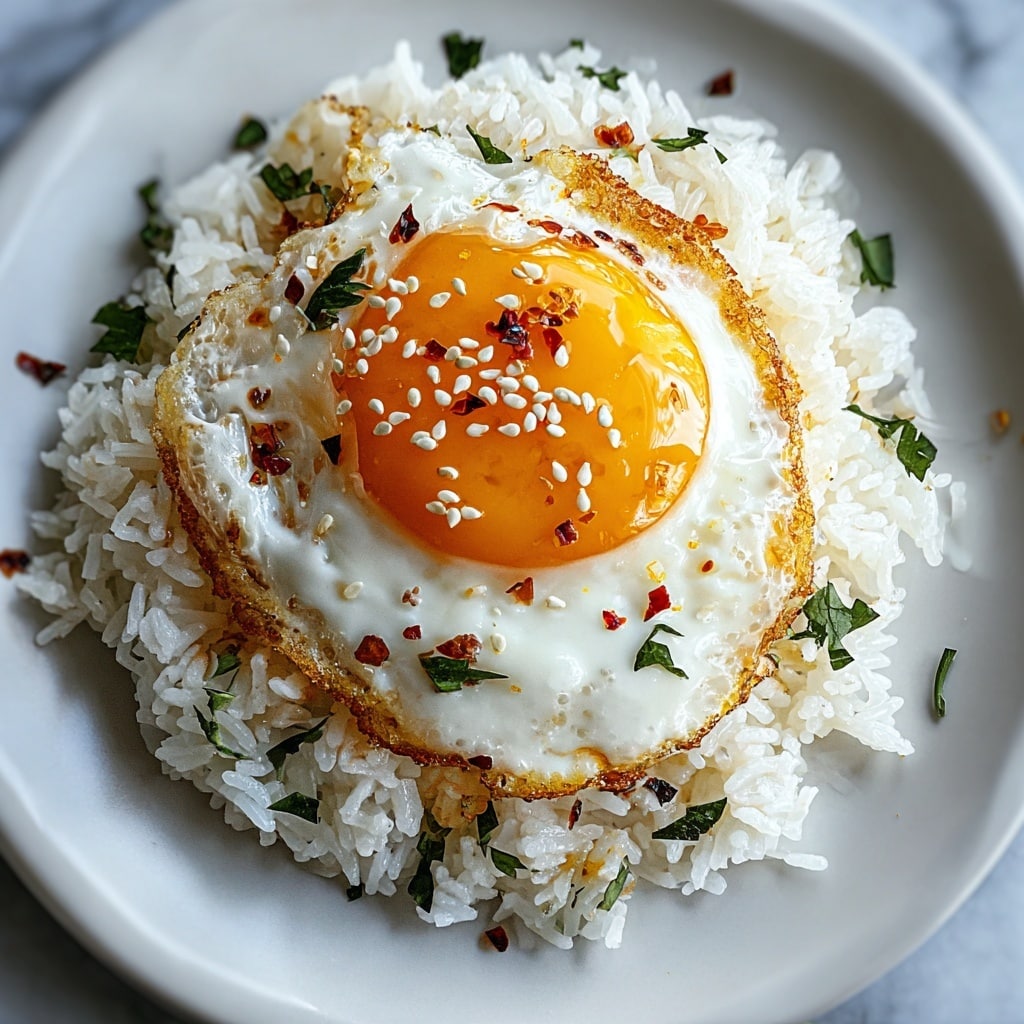 Easy Arroz Con Huevo Frito Recipe - Recipe Image