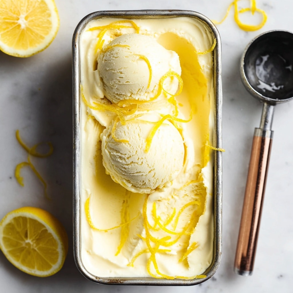 Vegan Lemon Ice Cream Recipe - Recipe Image