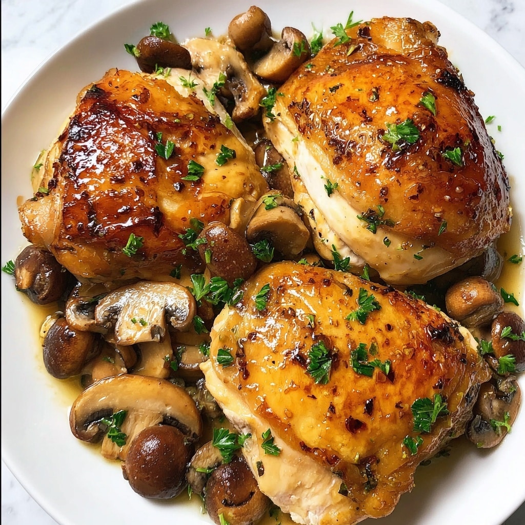 Garlic Mushroom Chicken Thighs: 7 Ways to Savor Comfort Recipe - Recipe Image