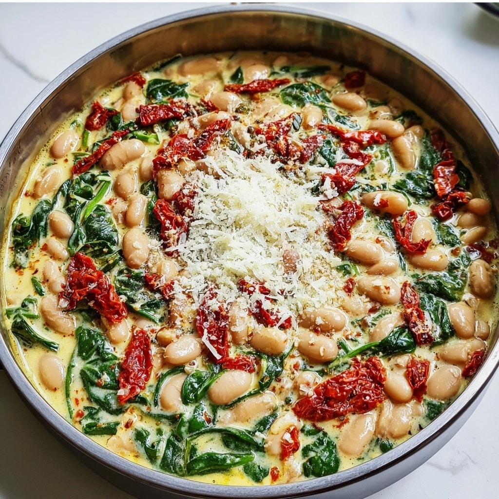 Creamy Tuscan White Bean Skillet for Cozy Comfort Food Recipe - Recipe Image
