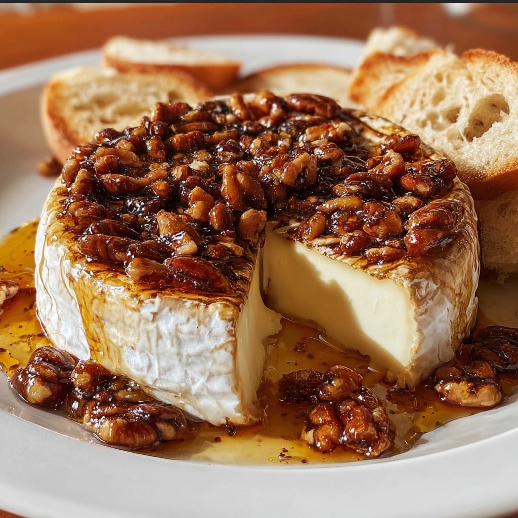Baked Brie with Maple Pecans: 7 Irresistible Flavors Recipe - Recipe Image