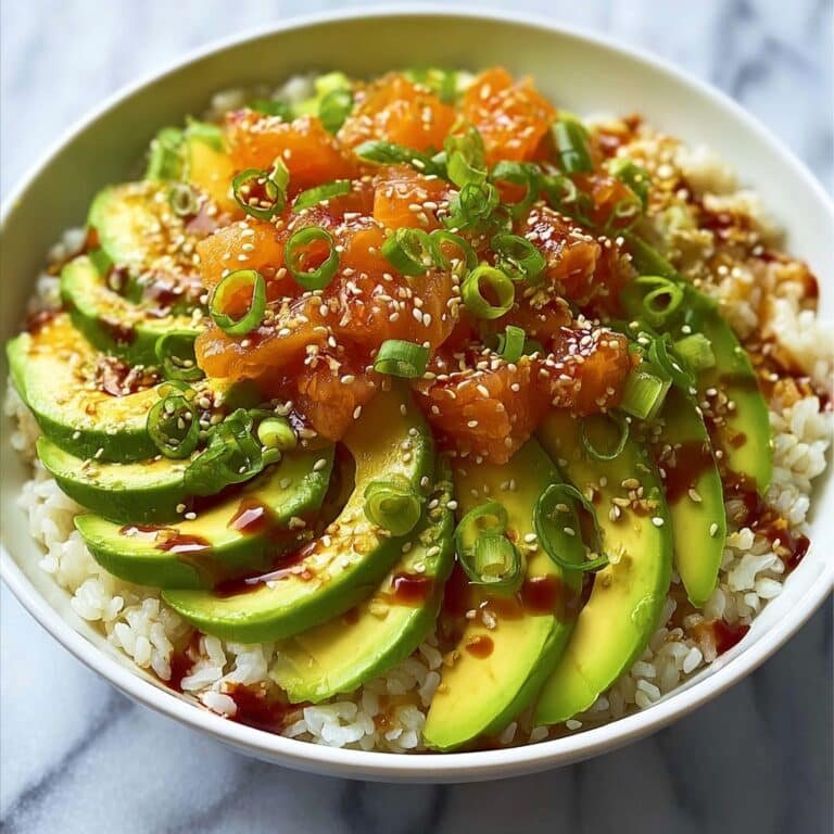 Spicy Tuna Avocado Rice Bowl Recipe