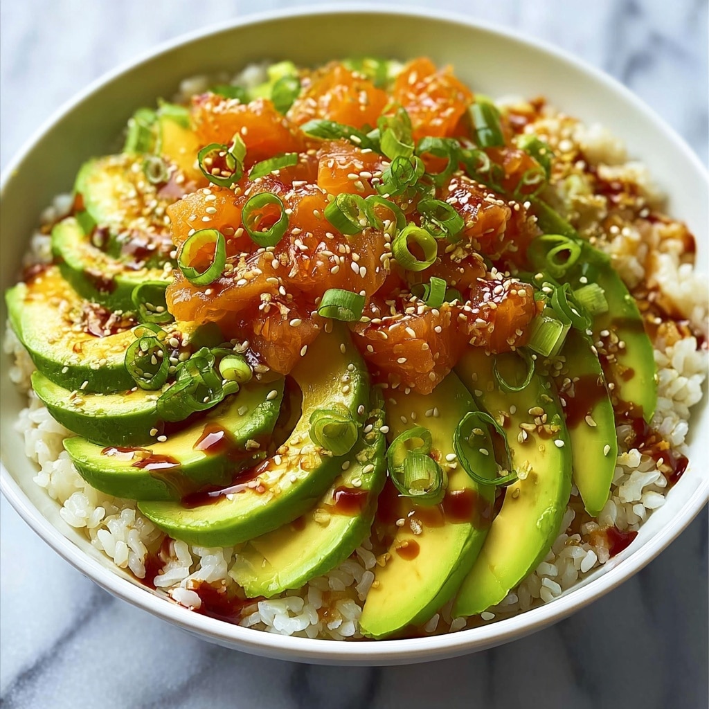 Spicy Tuna Avocado Rice Bowl Recipe