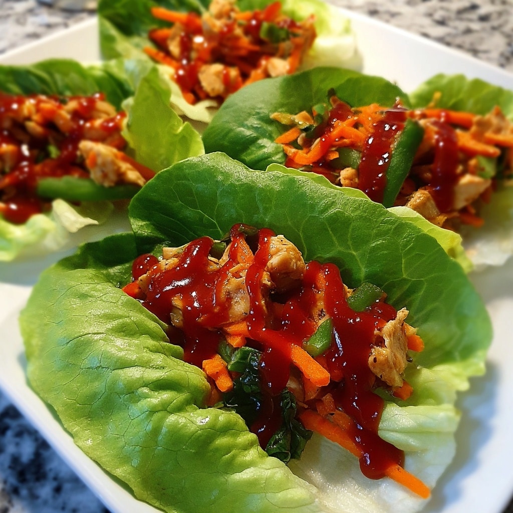 Spicy Chicken Lettuce Cups: 5 Flavors That Wow Recipe - Recipe Image
