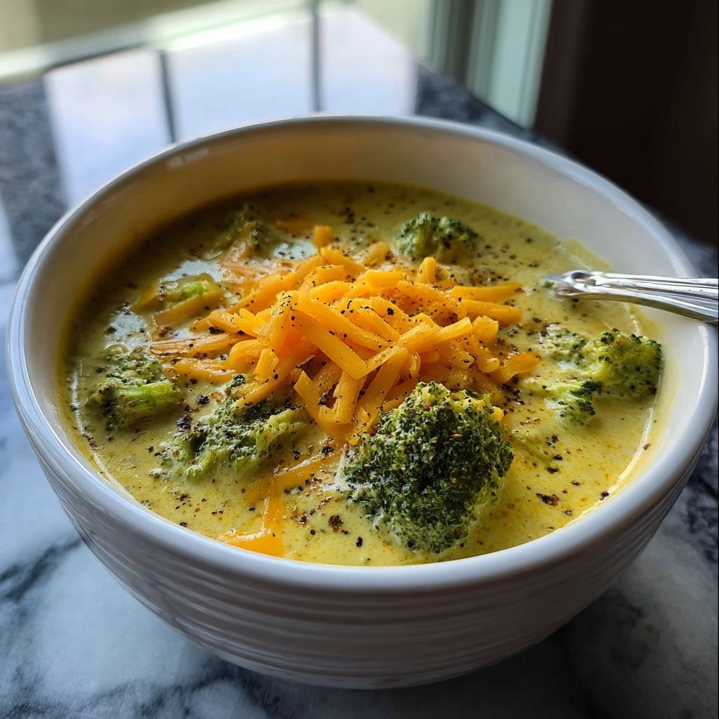 Keto Crockpot Broccoli Soup: 5-Min Comfort for Cozy Nights Recipe - Recipe Image