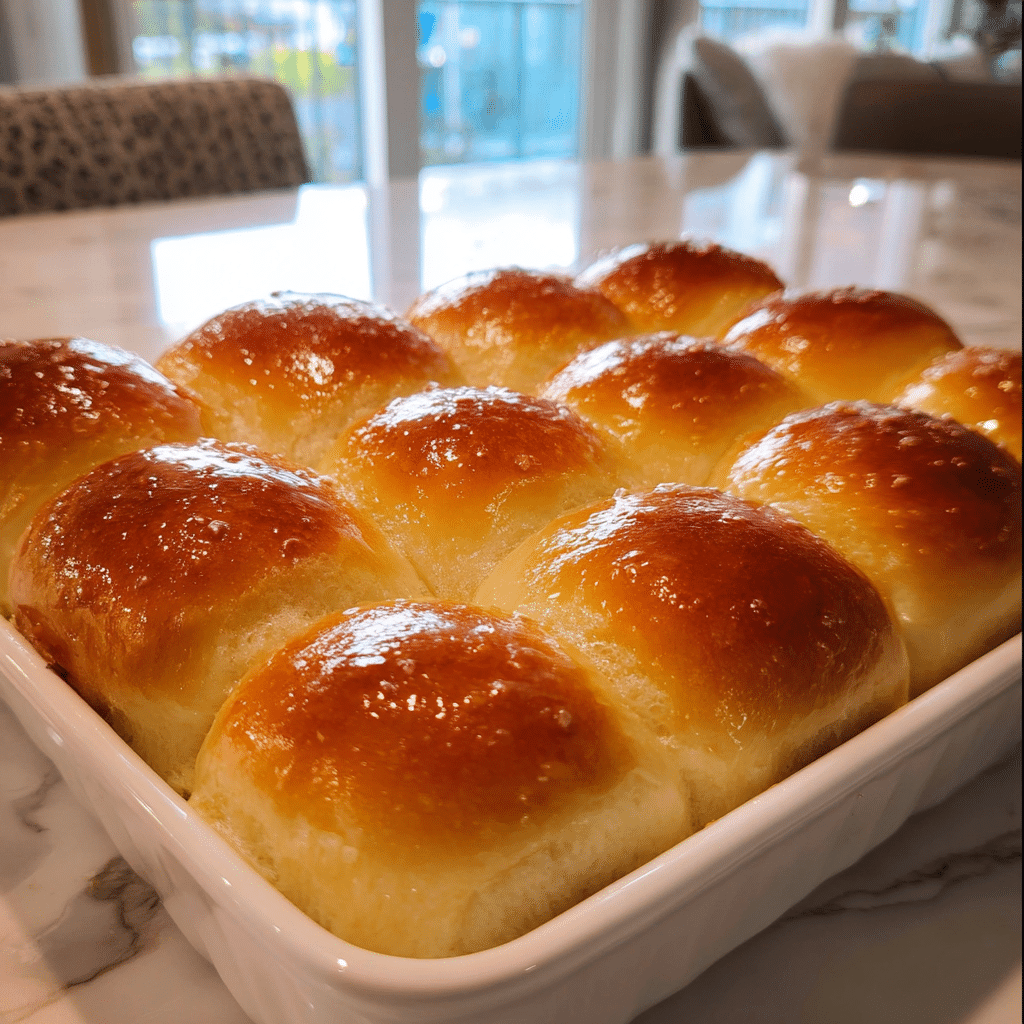 Fluffy Yeast Rolls Recipe - Recipe Image