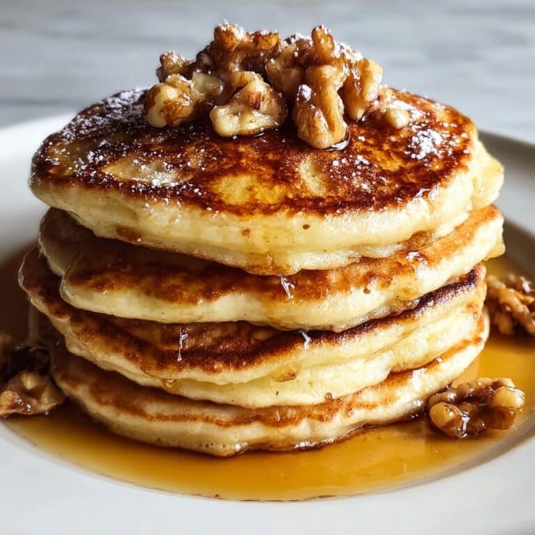 Maple Walnut Pancakes with Cinnamon Butter Recipe