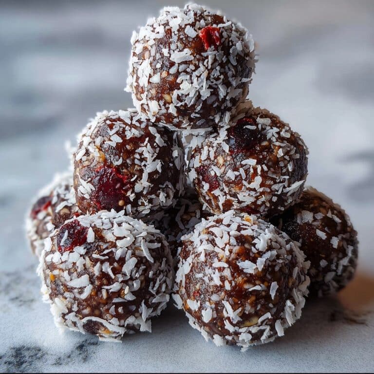 Chocolate Cherry Coconut Truffles Recipe