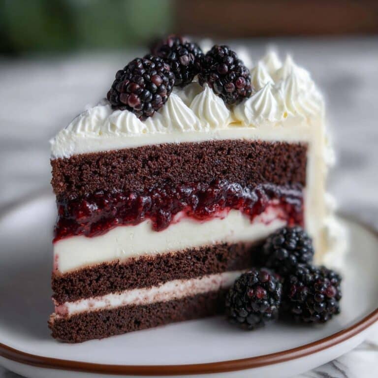 Chocolate Blackberry Gothic Halloween Cake Recipe
