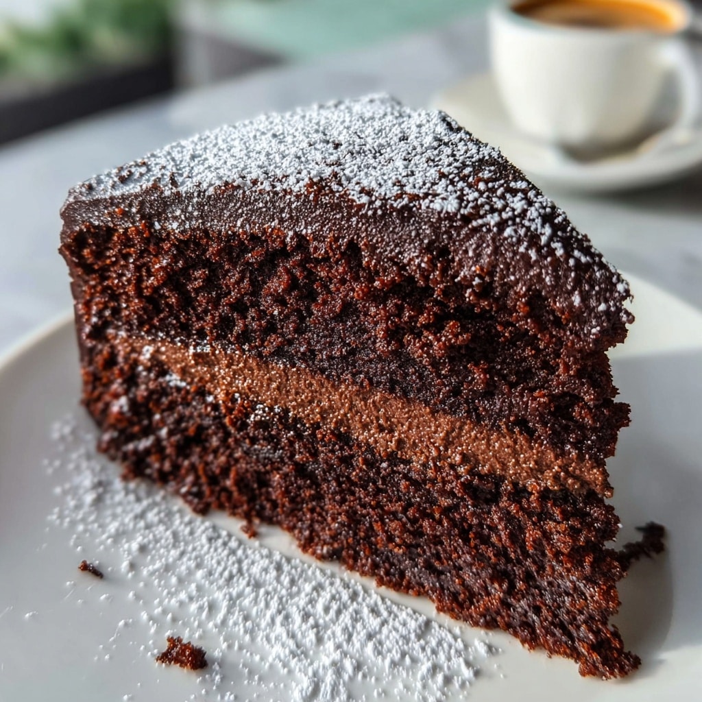 Chocolate Depression Cake Recipe - Recipe Image