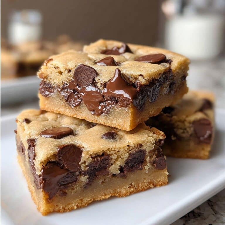 Lazy Chocolate Chip Cookie Bars Recipe
