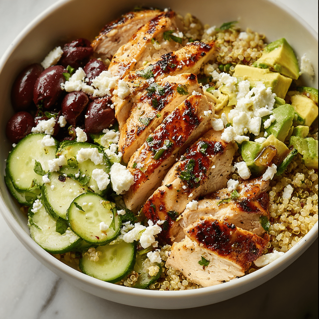 Greek Chicken Power Bowl Recipe - Recipe Image