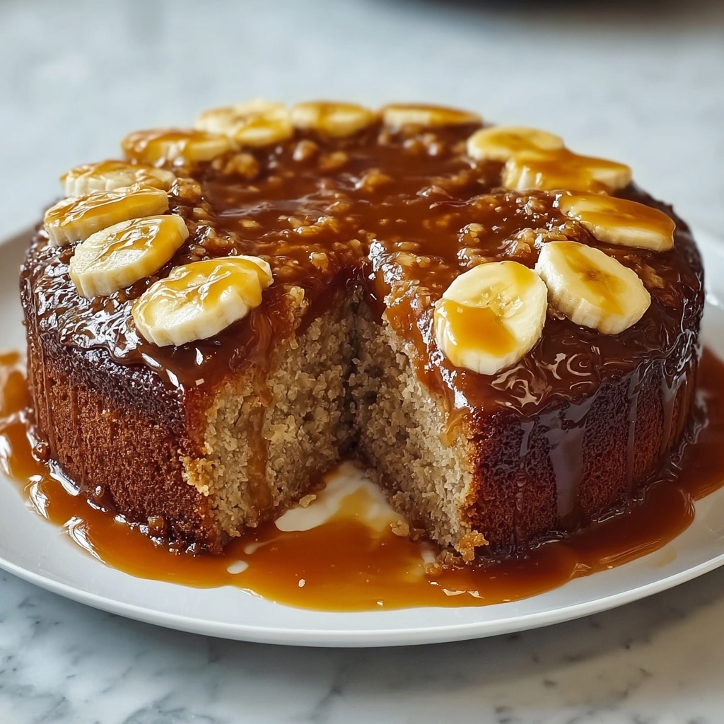 Banana Caramel Cake Recipe - Recipe Image