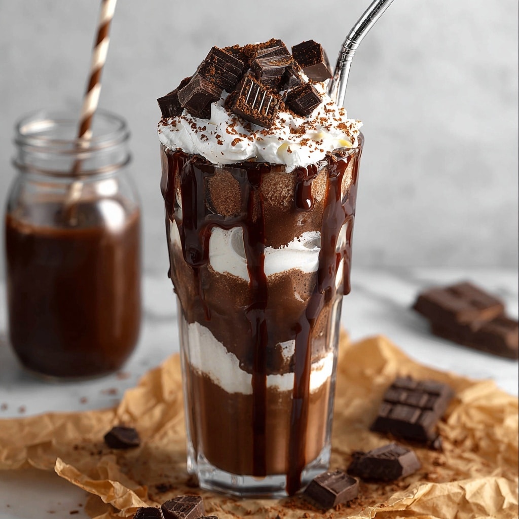 Brownie Milkshake Recipe - Recipe Image