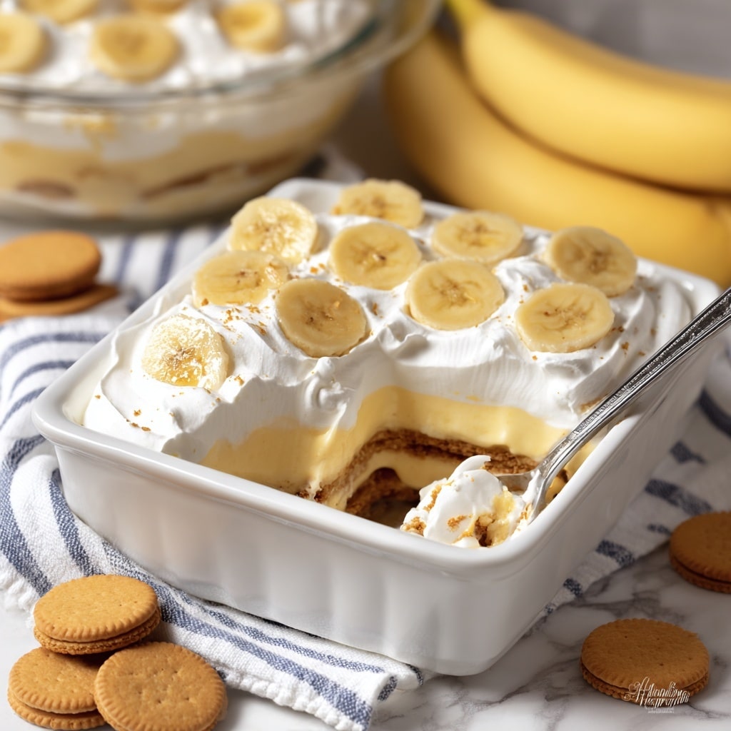 Classic Banana Pudding with Vanilla Wafers and Fresh Banana Slices Recipe - Recipe Image