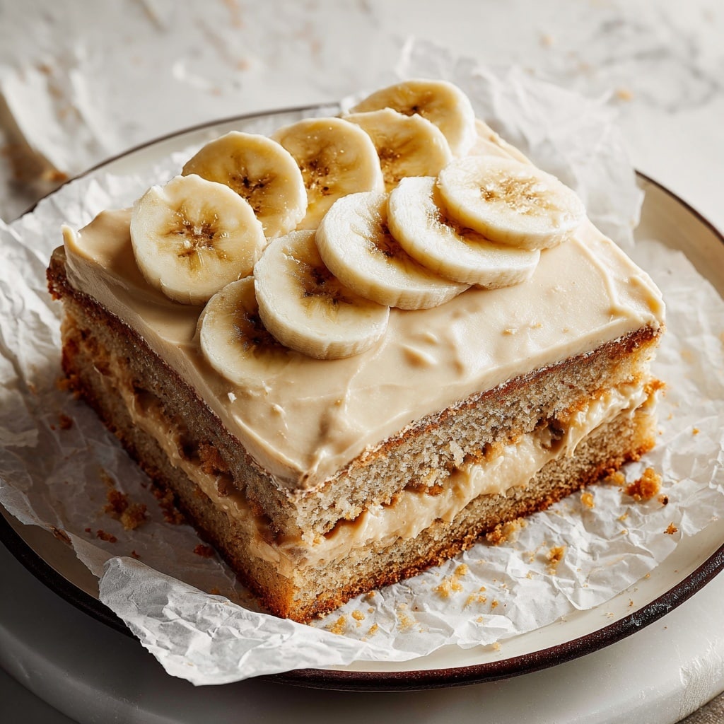Banana Cake with Cream Cheese Frosting Recipe - Recipe Image