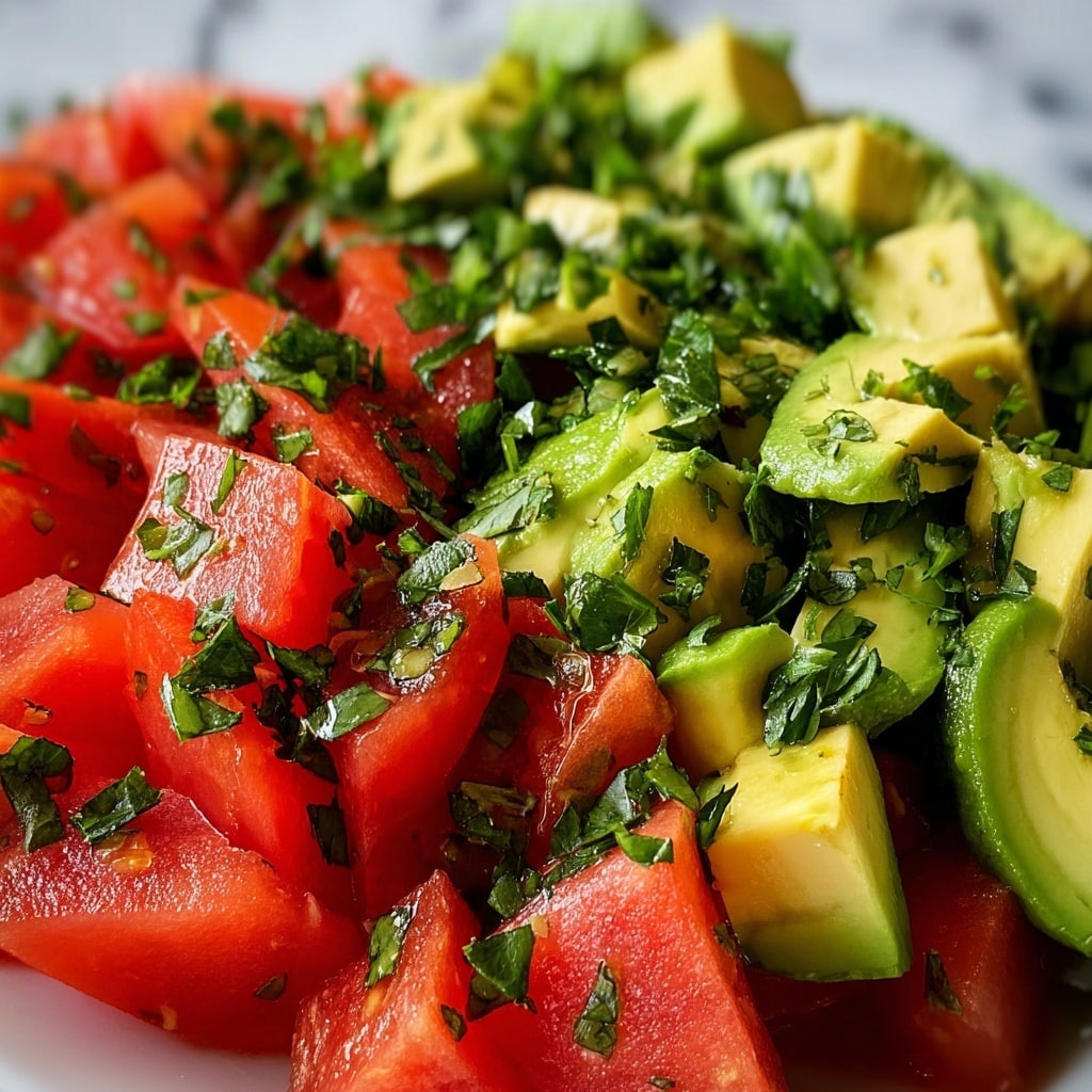 Delightful Watermelon Avocado Salad for Summer Refreshment Recipe