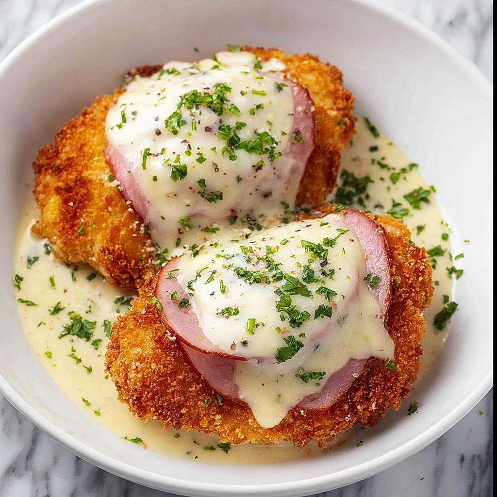 Skillet Chicken Cordon Bleu Recipe - Recipe Image
