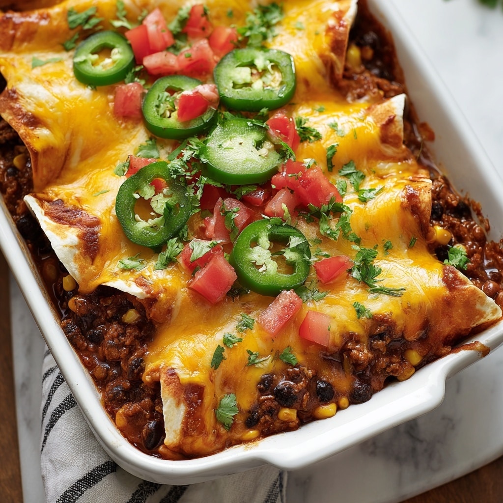 Beef Enchilada Casserole Recipe - Recipe Image