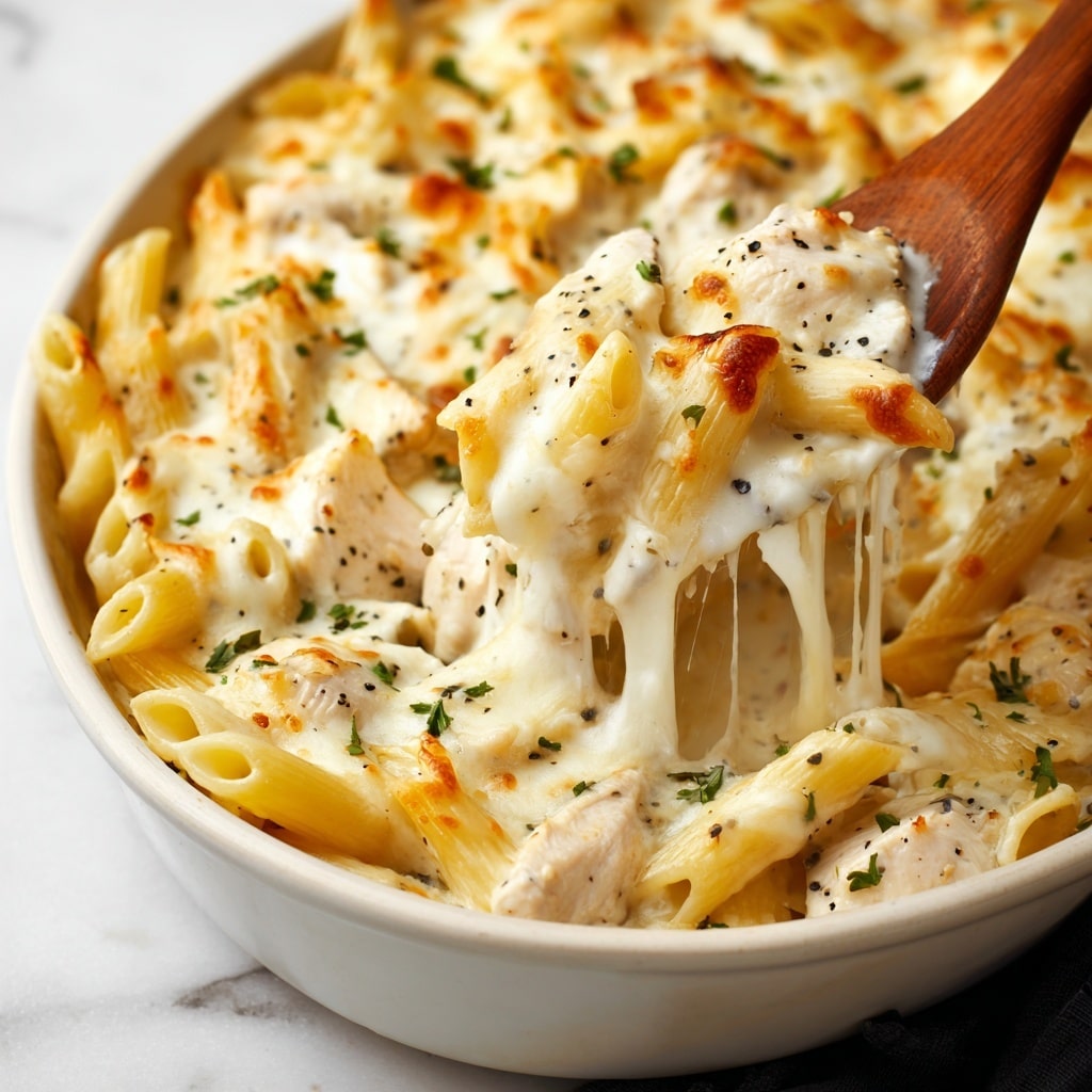 Chicken Alfredo Bake Recipe - Recipe Image