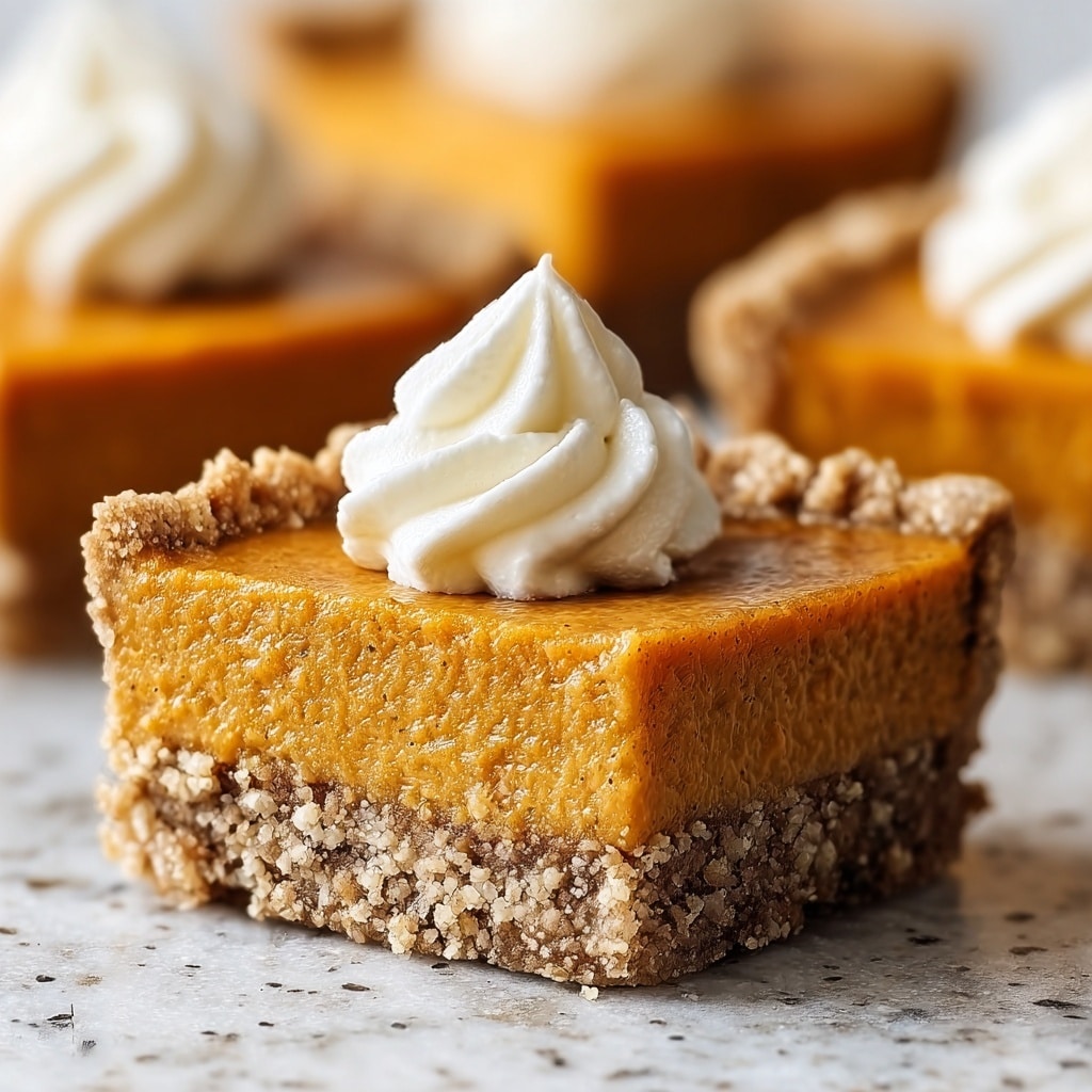 Pumpkin Pie Bars Recipe - Recipe Image