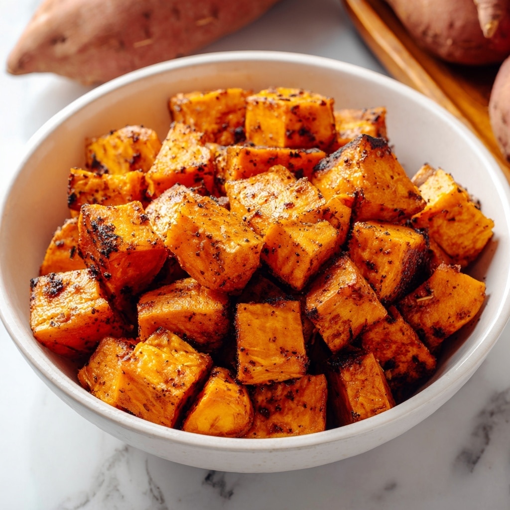 Crispy Roasted Sweet Potatoes Recipe - Recipe Image