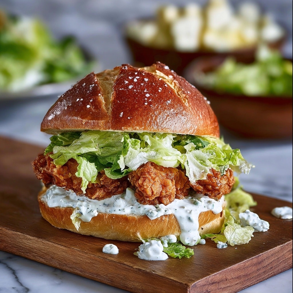 Crispy Chicken Caesar Sandwich Recipe - Recipe Image