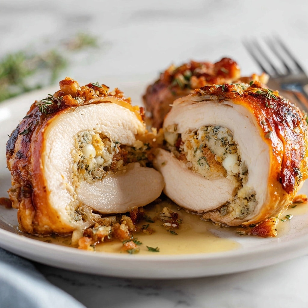 Stuffed Chicken Breasts with Spinach and Mozzarella Recipe - Recipe Image