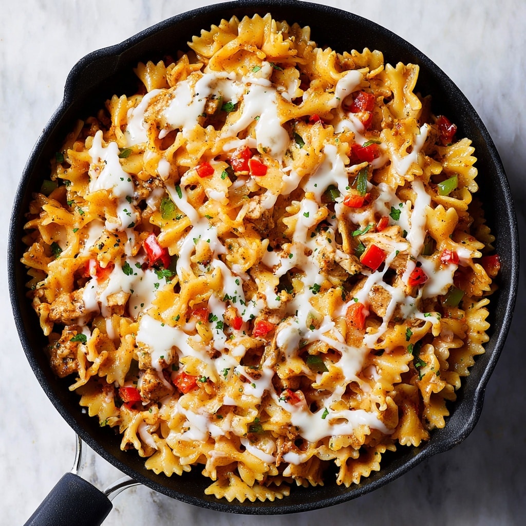 Chicken Fajita Pasta Recipe - Recipe Image