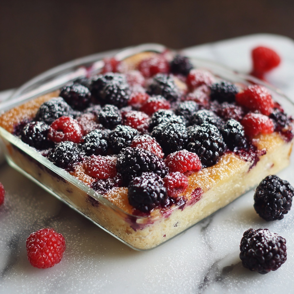 Overnight Berry Breakfast Casserole Recipe - Recipe Image