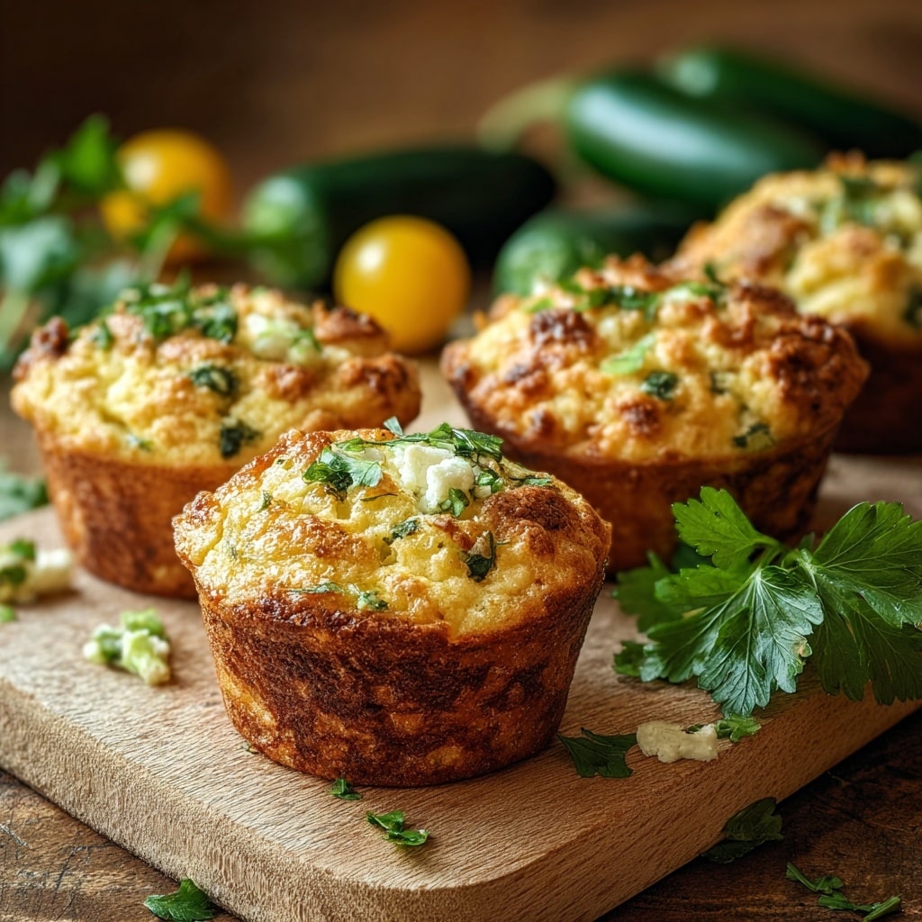 Jalapeño Cornbread Muffins with Cream Cheese Filling Recipe - Recipe Image