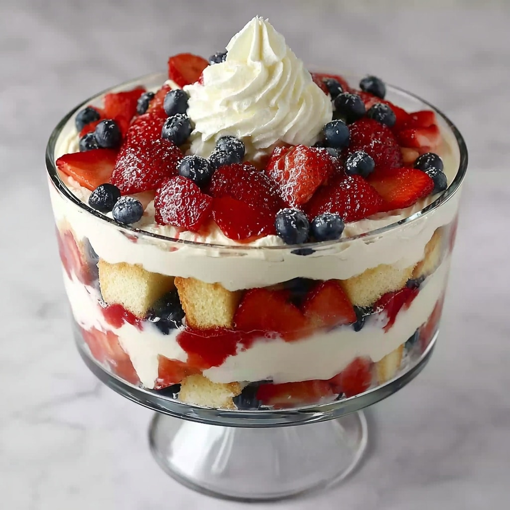 Patriotic Trifle Recipe - Recipe Image