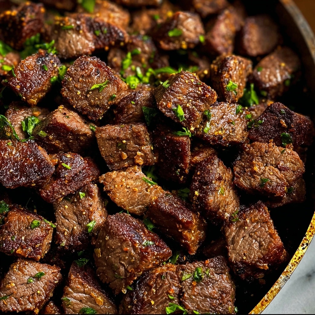 Garlic Butter Steak Bites Recipe - Recipe Image