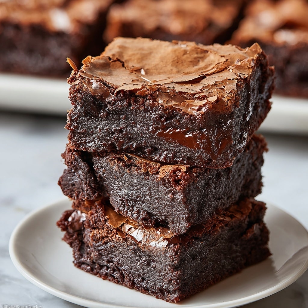 World's Best Fudgiest Brownies Recipe - Recipe Image