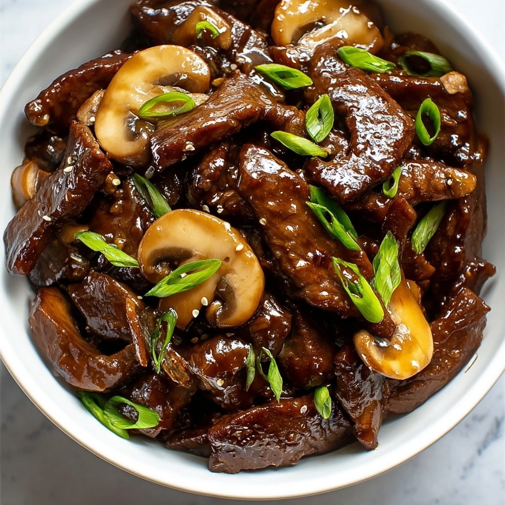Beef Mushroom Stir Fry Recipe