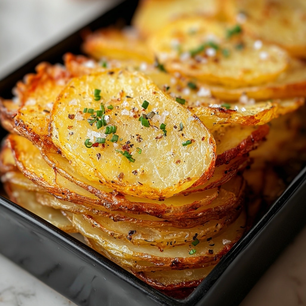 Air Fryer Sliced Potatoes Recipe - Recipe Image
