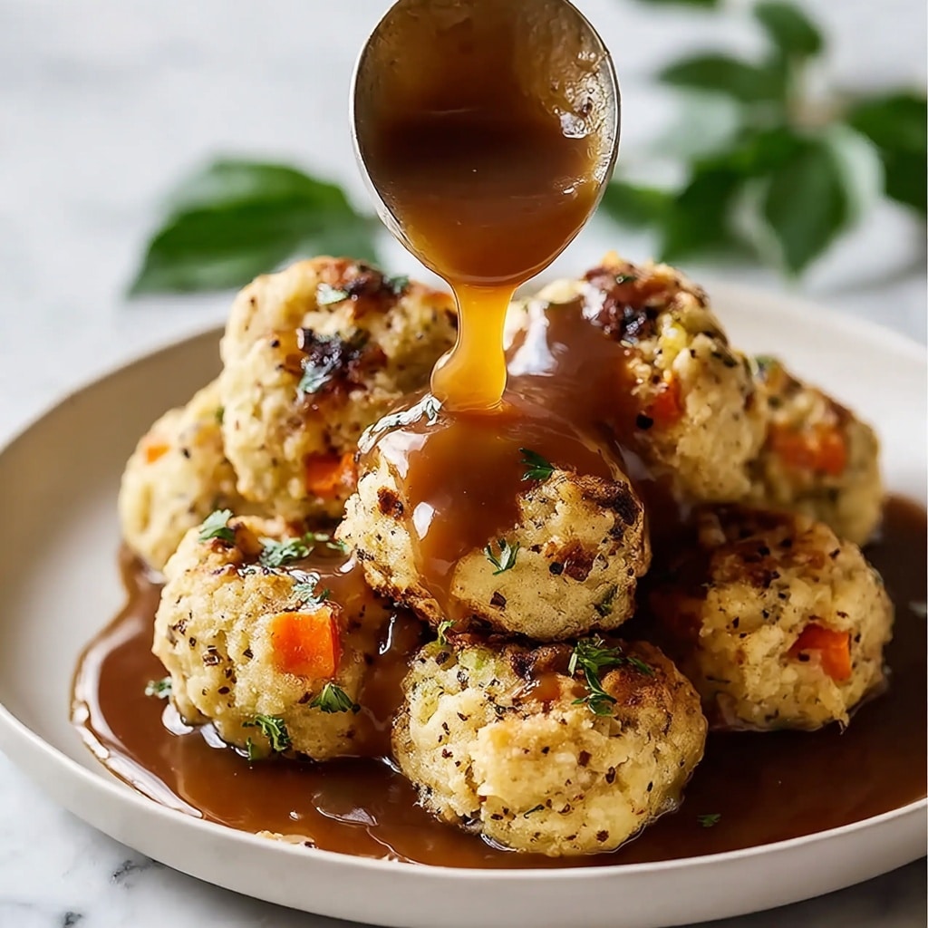 Turkey Stuffing Balls Recipe - Recipe Image