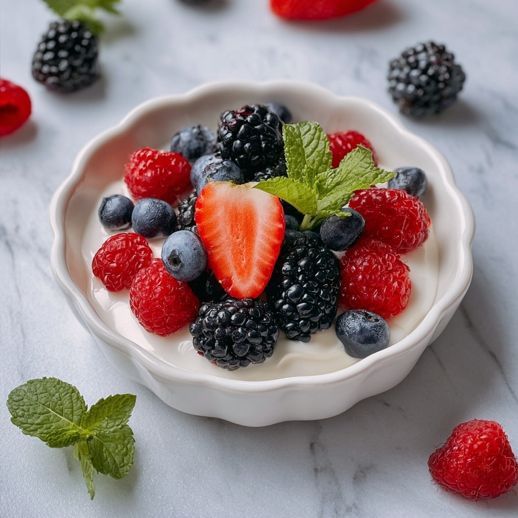 Summer Berry Salad with Lemon Poppy Seed Dressing Recipe - Recipe Image