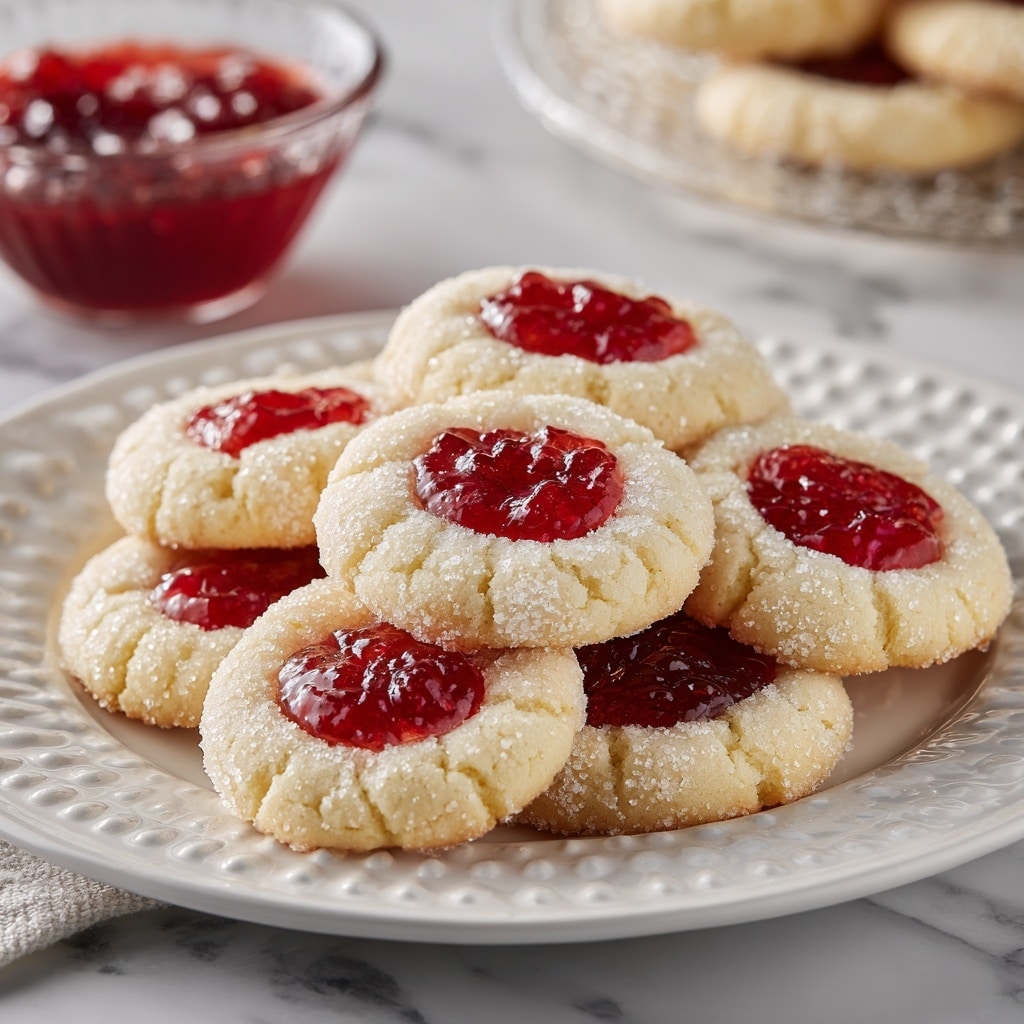 Thumbprint Cookies with Jam Filling Recipe - Recipe Image