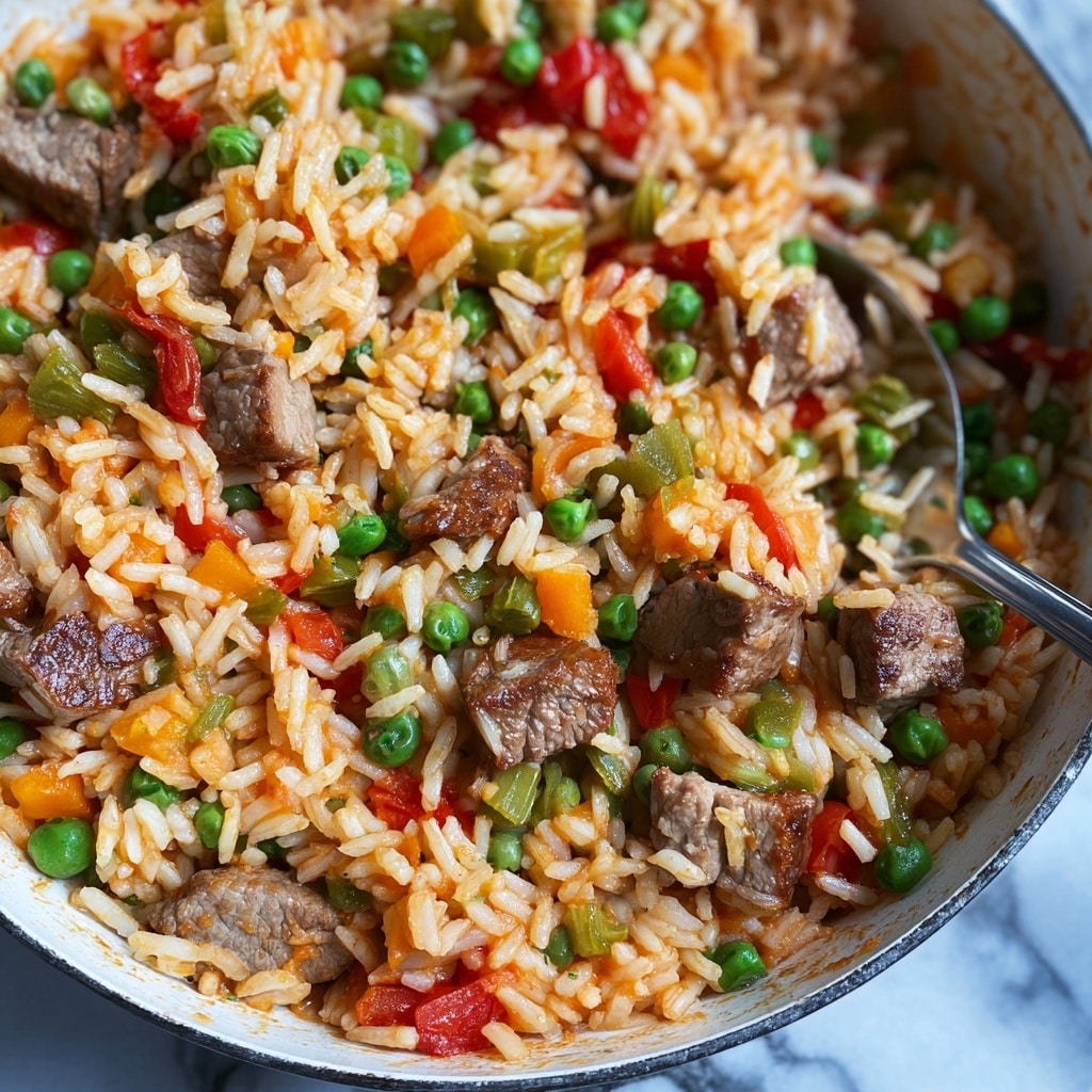Serbian Rice with Meat (Djuvec Rice) Recipe - Recipe Image
