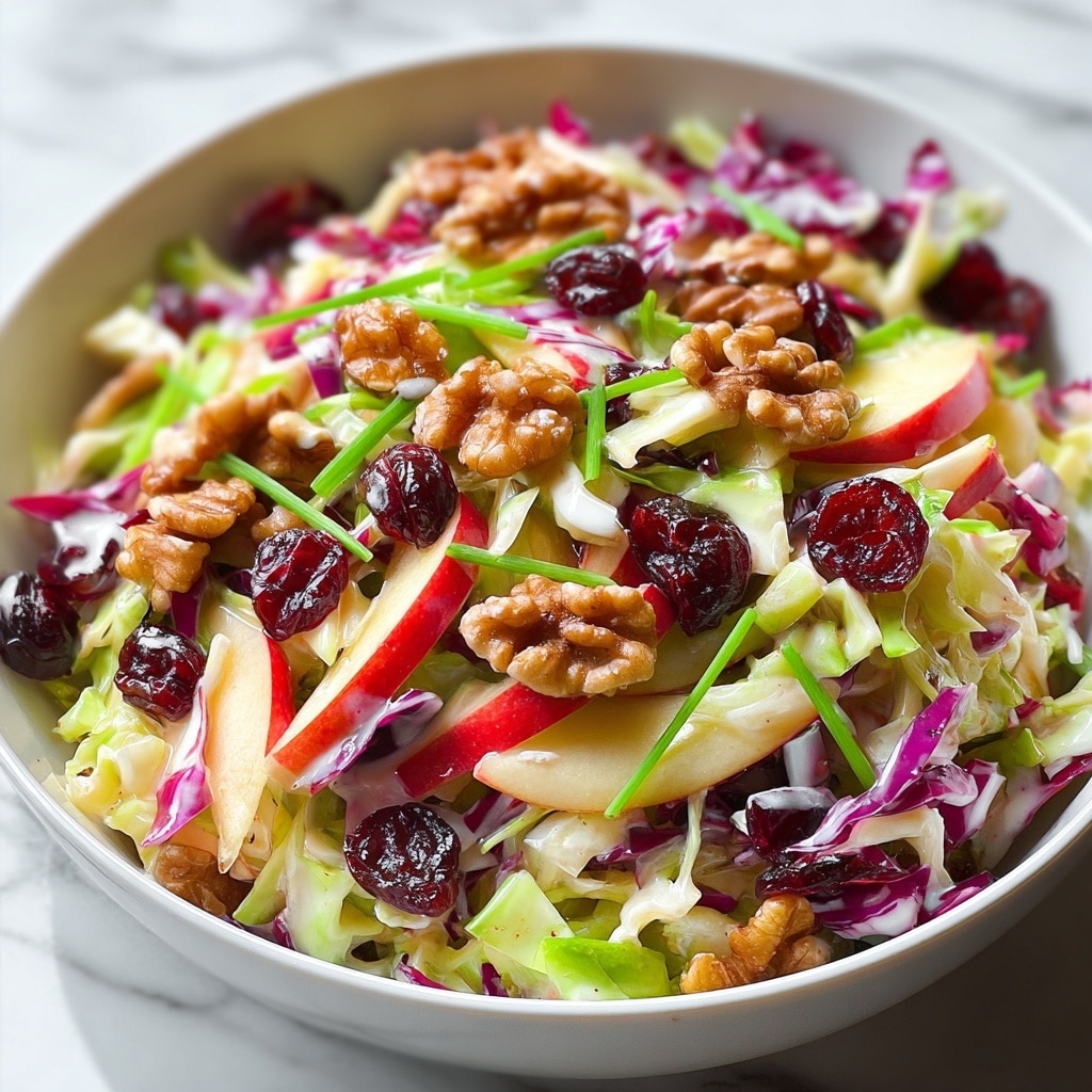 Apple Cranberry Coleslaw Recipe - Recipe Image