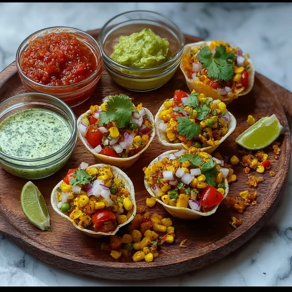 Masala Papad Platter: A Festive Indian Crunch Feast Recipe - Recipe Image