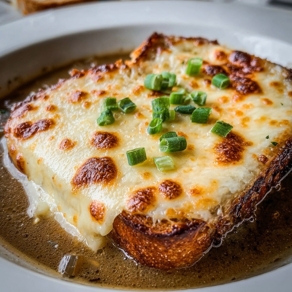 Ultimate French Onion Soup with Caramelized Onions and Melty Cheese Recipe - Recipe Image