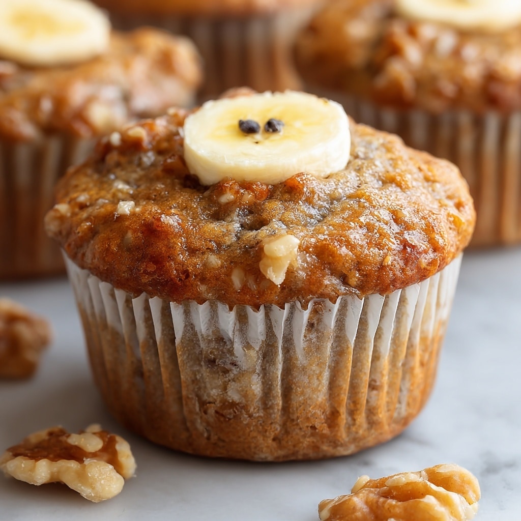 Low-Calorie Greek Yogurt Banana Muffins Recipe - Recipe Image