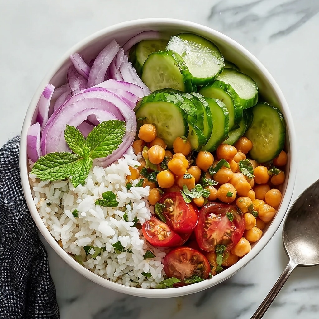 Mediterranean Chickpea Bowls with Tahini Sauce Recipe - Recipe Image
