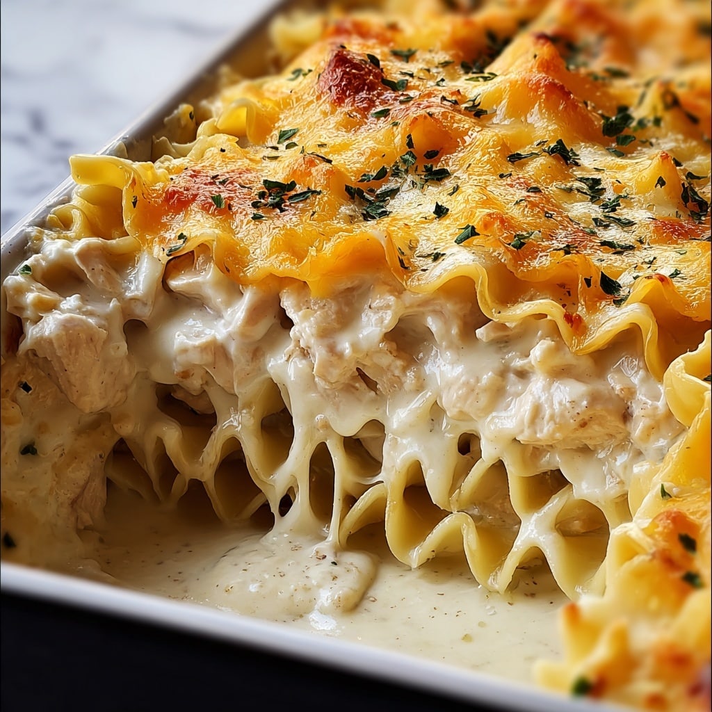 Cheesy Chicken Noodle Casserole Recipe - Recipe Image