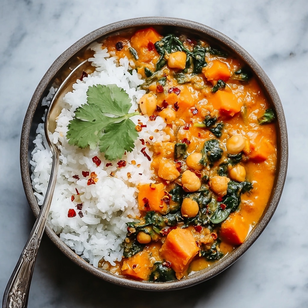 Sweet Potato and Chickpea Curry Recipe - Recipe Image