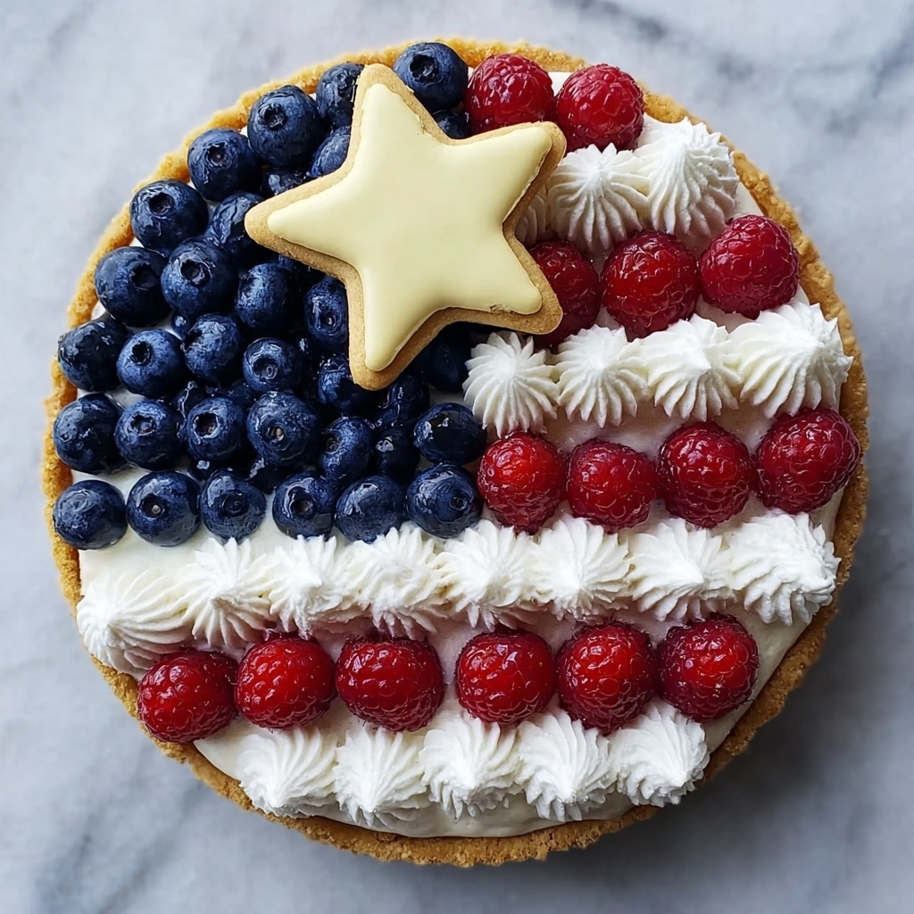 Red, White, and Blueberry Flag Pizza Recipe - Recipe Image
