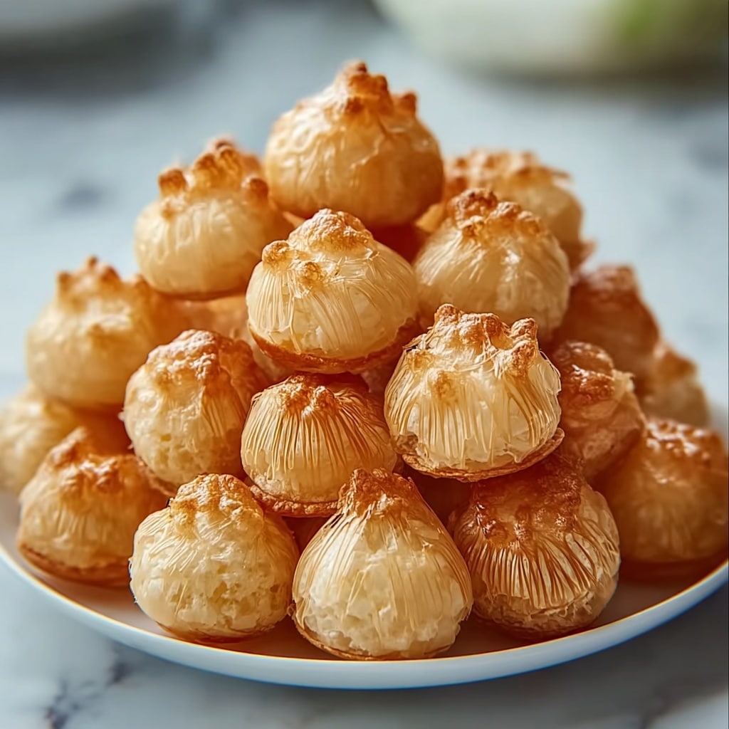 Crispy Bite-Sized Blooming Onions with Zesty Buttermilk Ranch Dip Recipe - Recipe Image