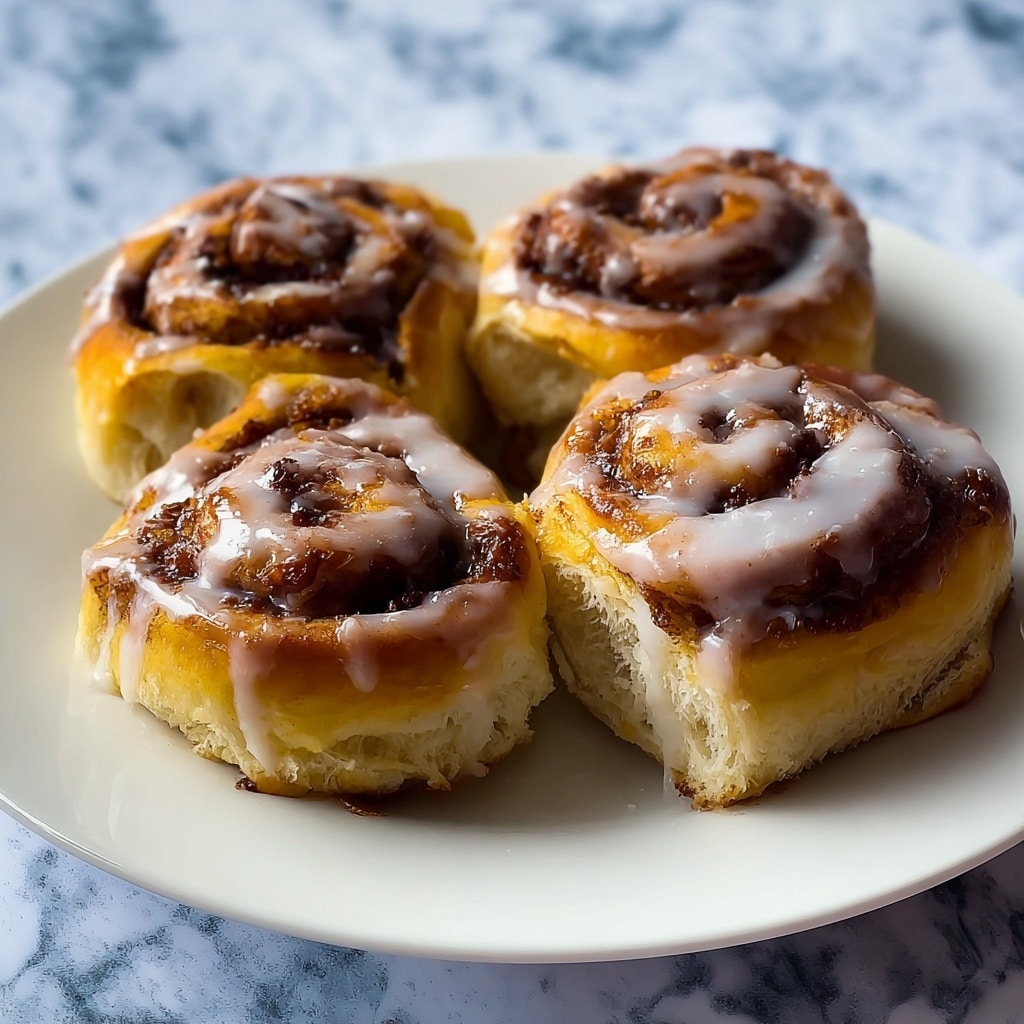 Soft Cinnamon Rolls with Glaze Recipe - Recipe Image
